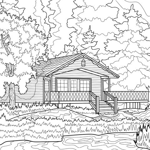 森林中的小屋