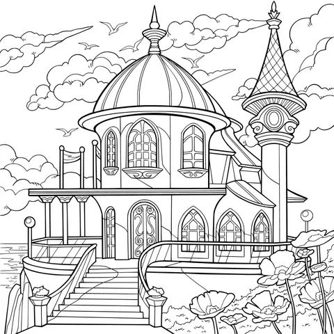 Dreamy Seaside Castle