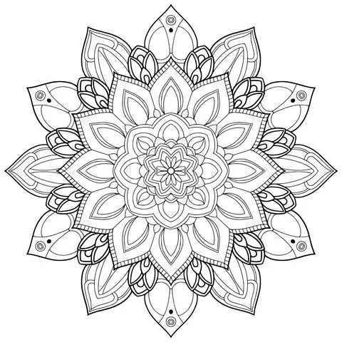 Colorful Mandala Pattern