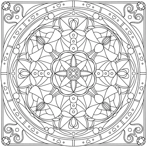 Colorful Mandala Pattern