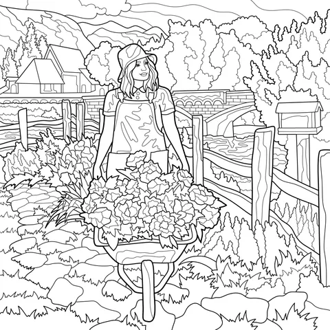 Gardener in the Garden