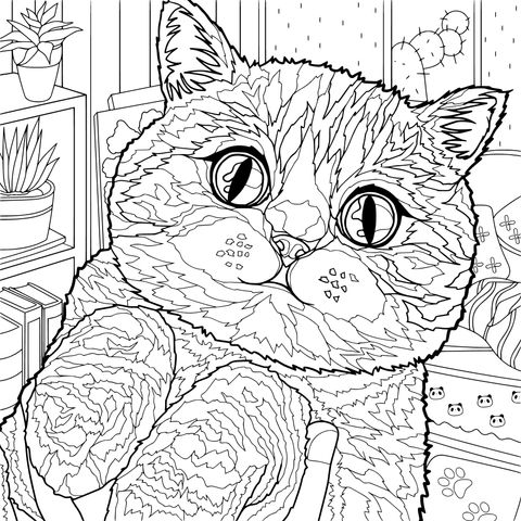 可爱的抱怀猫咪