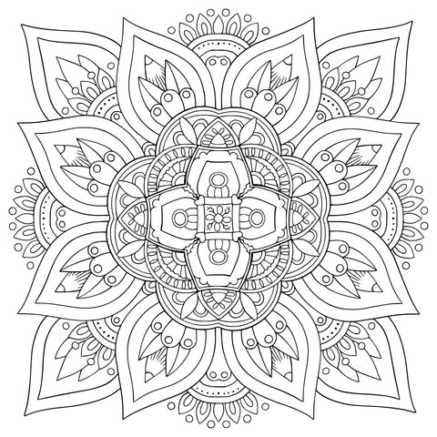 精美曼陀罗图案