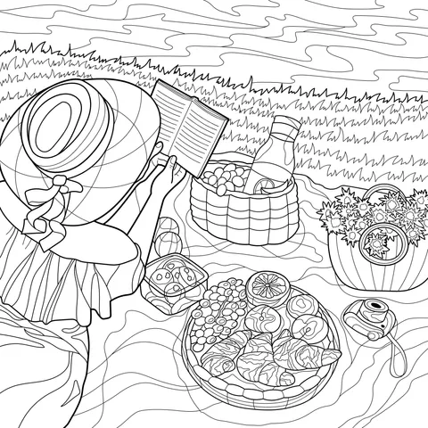 A Pleasant Picnic Reading Time