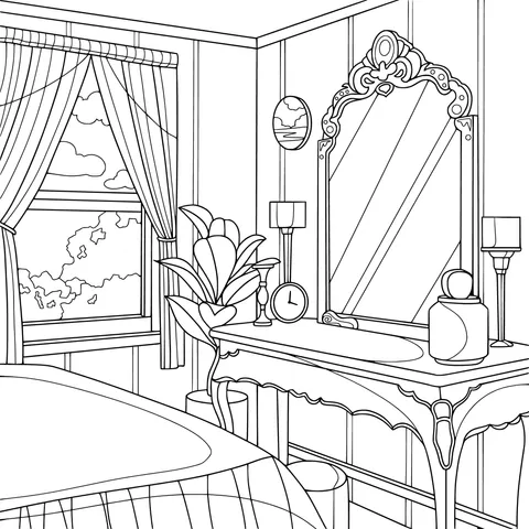 A Cozy Corner of the Bedroom