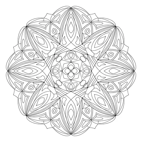 Colorful Mandala Pattern