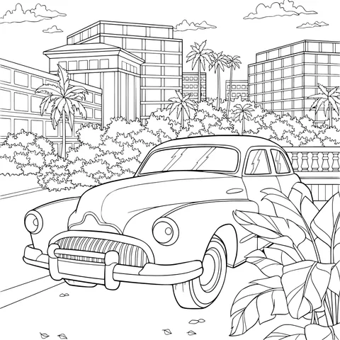 Vintage Car in the City