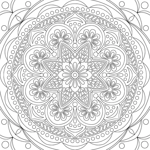 Colorful Mandala Pattern