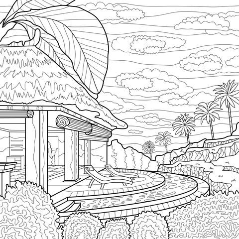 热带风情度假小屋