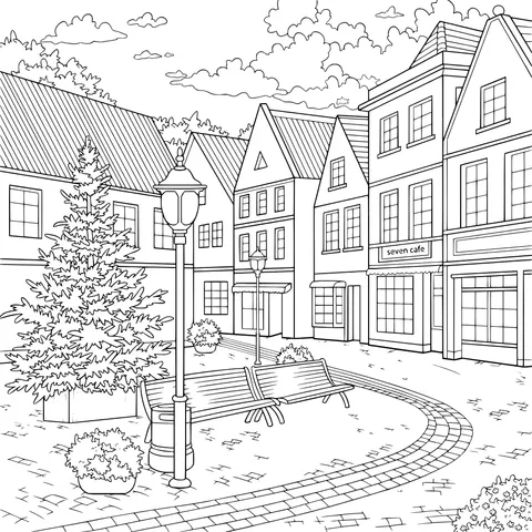 Quiet Town Street View