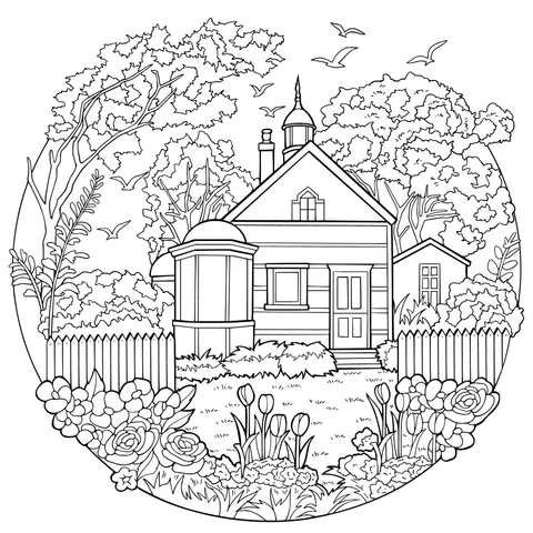 Red House in the Garden