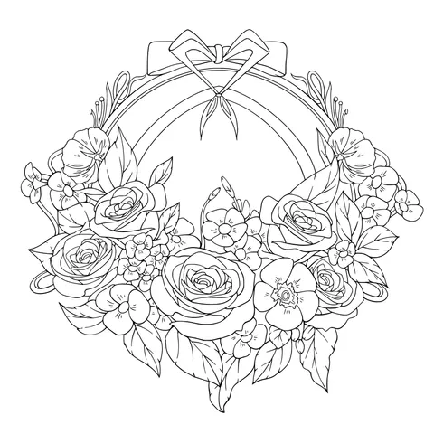 Floral - decorated Ring