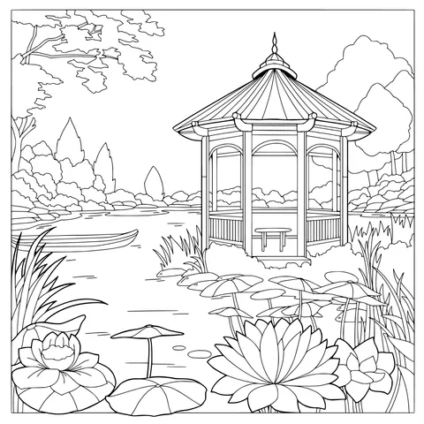 Pavilion by the Lake