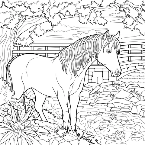 A Steed by the Stream