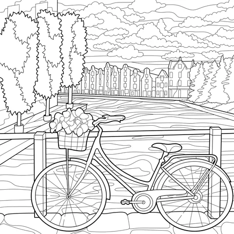 Bicycle by the River