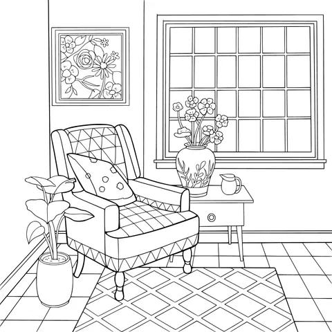 Cozy indoor corner