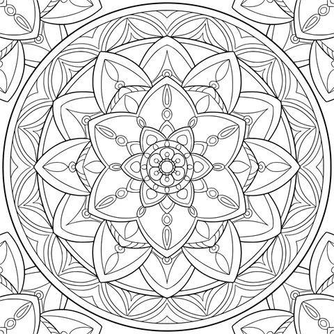 Exquisite Mandala Pattern