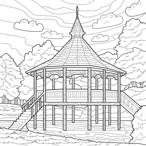 Pavilion by the Lake