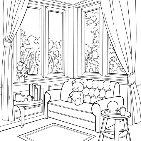 Cozy Window - side Resting Nook