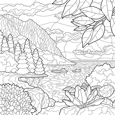 山水风光