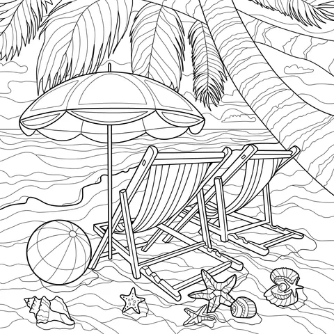 A Cozy Beach Scene