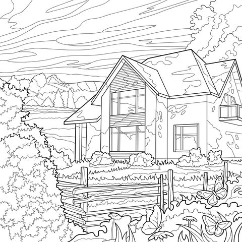 田园中的小屋