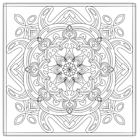 Exquisite Mandala Pattern
