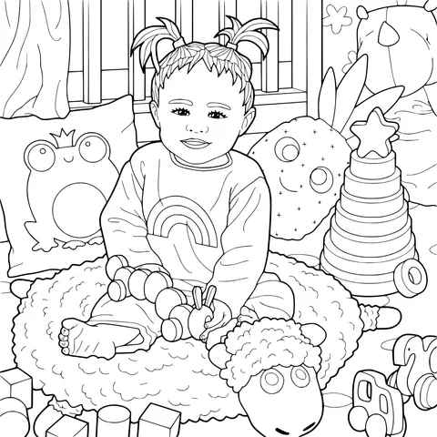 Toddler at play