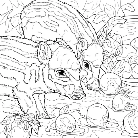 Wild Boars and Apples