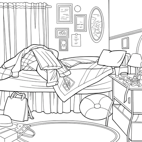 Messy Bedroom