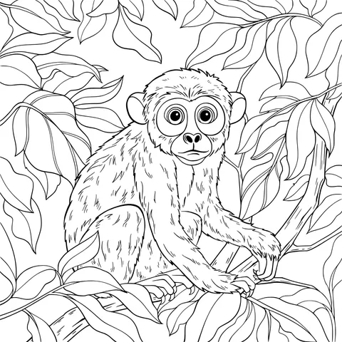 Little Monkey in the Jungle