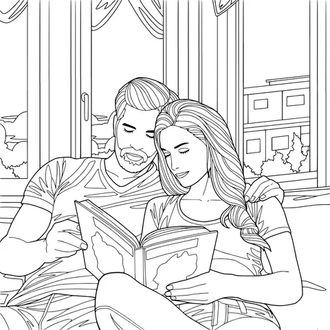 Couple's Reading Time