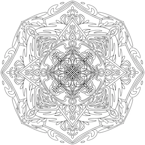 Colorful Mandala Pattern