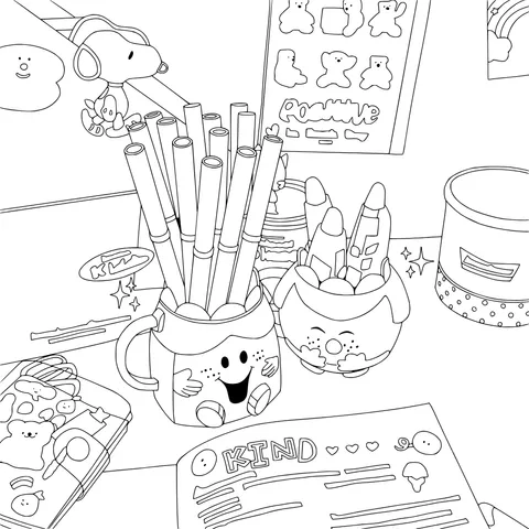 Cute Stationery Desktop