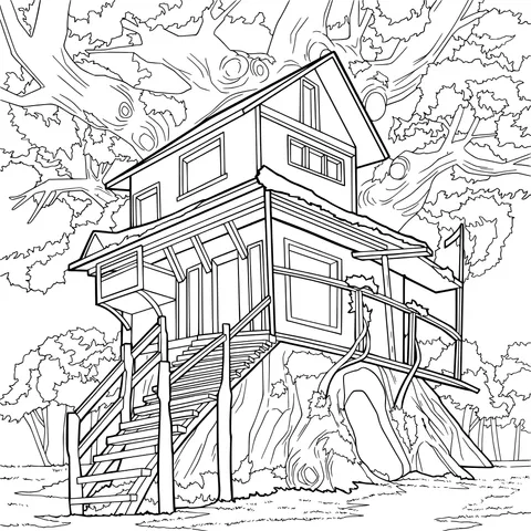 Fairytale - style Treehouse