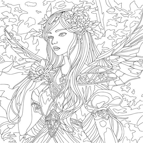 森林中的花之精灵