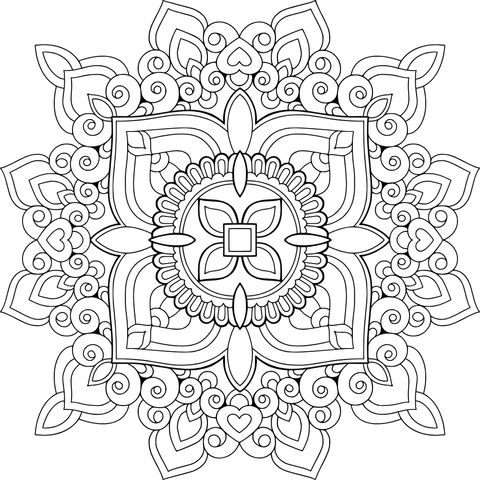 精美曼陀罗图案