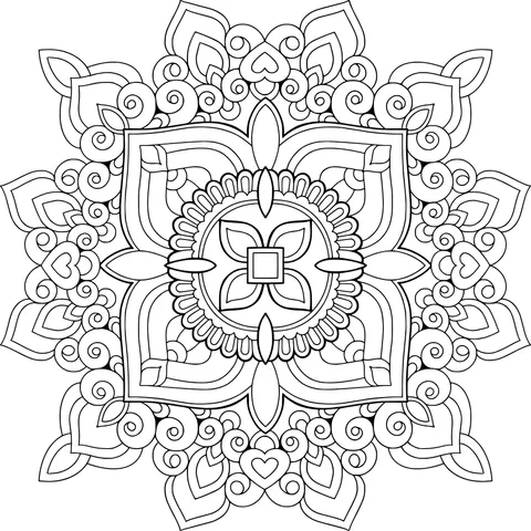 Exquisite Mandala Pattern