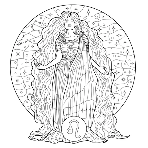 Leo Constellation Goddess