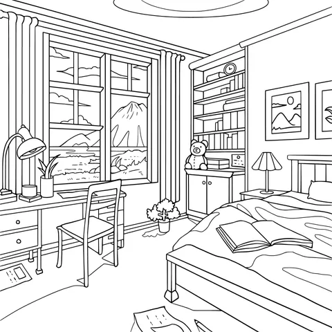 A Cozy Pink Bedroom