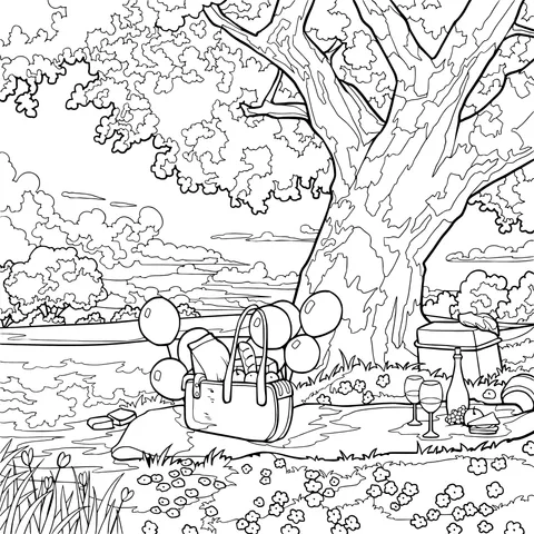 Picnic Time under the Tree