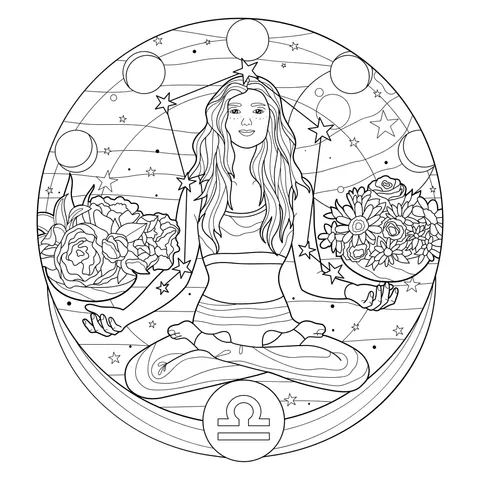 Libra - Meditating Maiden