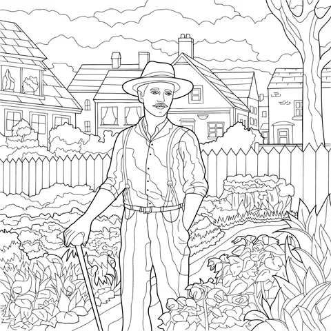 Man in the Garden