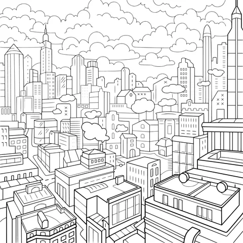 Colorful Cityscape