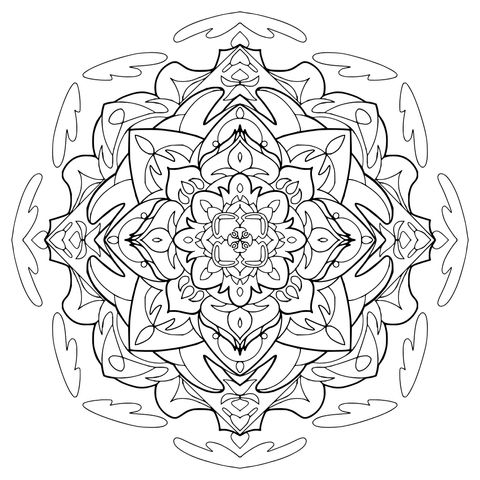 精美曼陀罗图案