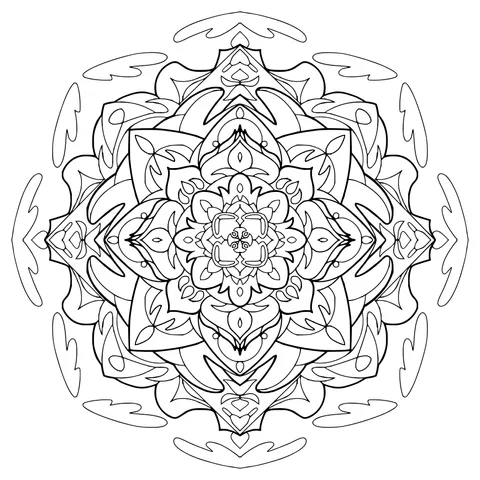 Exquisite Mandala Pattern