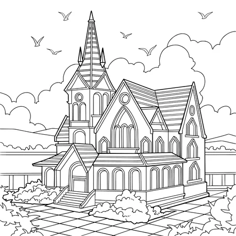 Fairy - tale Castle by the Lake