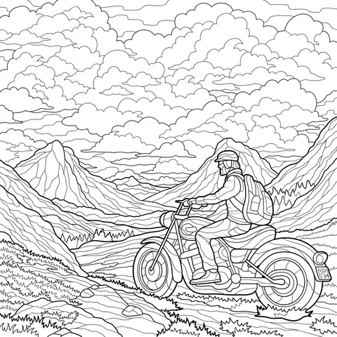 Riding in the Mountains