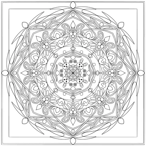 Exquisite Mandala Pattern