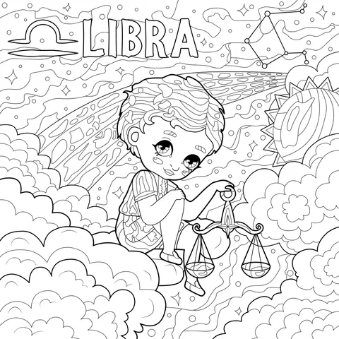 Libra Illustration